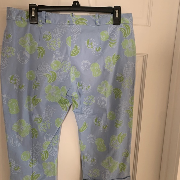 Lilly Pulitzer Tropical Print Women's Jeans - Picture 3 of 3